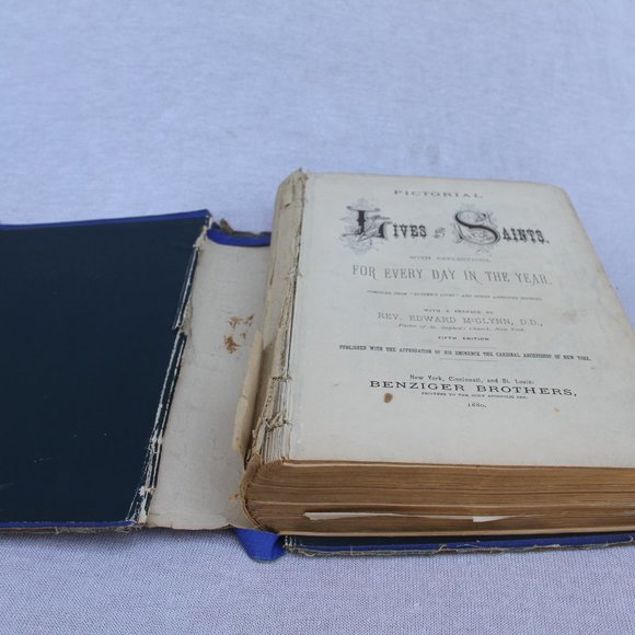 1880 Antique Religious Book - Picture 6 of 12